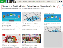 Tablet Screenshot of mobilitaria.com